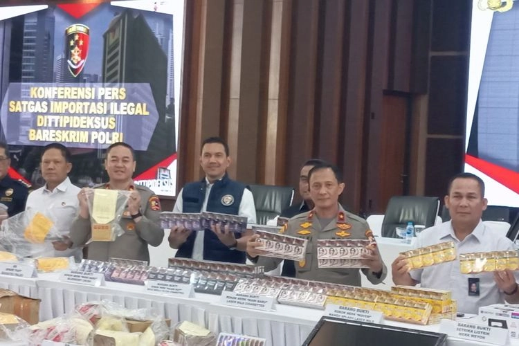 Polri Ungkap 4 Kasus Penyelundupan Barang Ilegal, Kerugian Negara Capai Rp 64 M