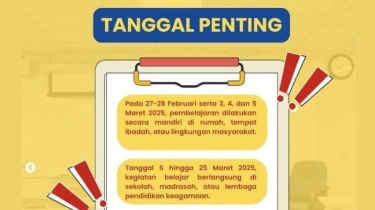 Jadwal Libur Sekolah Bulan Puasa 2025 dan Idul Fitri 1446 H, Catat Tanggal Pentingnya