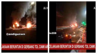 Kecelakaan Beruntun di Gerbang Tol Ciawi: Truk Air Mineral Tabrak Mobil Antre, 8 Orang Tewas