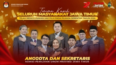 Capaian Tingkat Parmas Dalam Pemilihan Gubernur dan Wagub Provinsi Jatim Tinggi, Jumlah Suara Sah Tembus 20 Juta