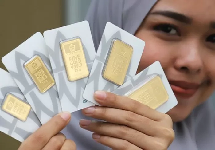Harga Emas Antam Turun Rp 10.000 jadi Rp 1.660.000 Per Gram