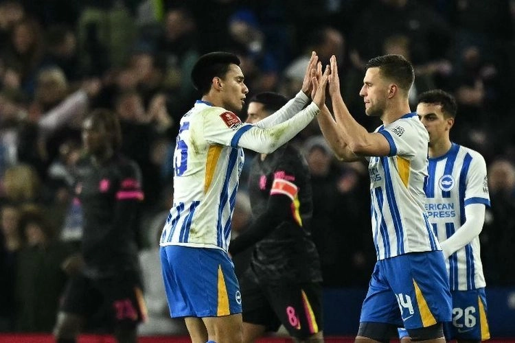 Hasil Brighton Vs Chelsea 2-1: Gol Mitoma Singkirkan The Blues dari Piala FA