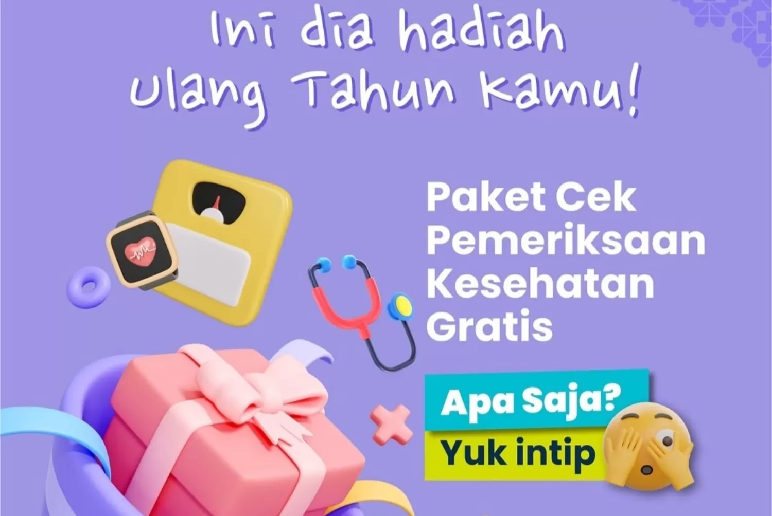 Hari ini! Program Cek Kesehatan Gratis Bagi Masyarakat yang Berulang Tahun Resmi Dimulai, Begini Cara Daftarnya!