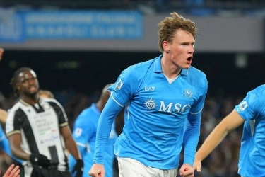 Hasil Napoli Vs Udinese 1-1: McTominay Bikin Gol, Partenopei Tertahan Lagi