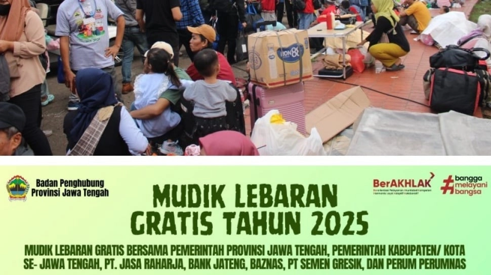 Mudik Gratis 2025 Pemprov Jateng Naik Kereta: Simak Jadwal Berangkat dan Syarat Daftarnya