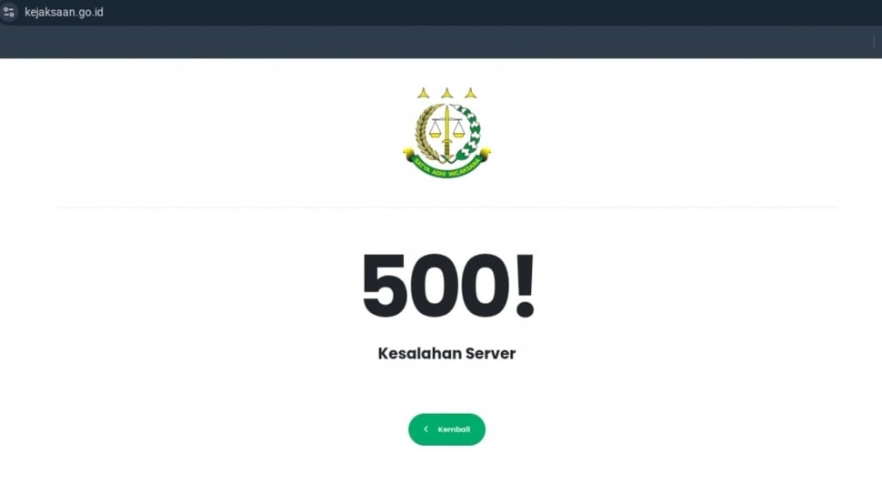 Akun Anonim Tantang Jaksa Agung, Website Kejagung Dibobol?