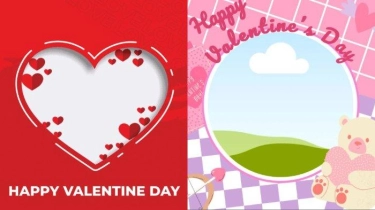 30 Twibbon Hari Valentine 2025 Desain Menarik, Beserta Cara Membuatnya dan Cocok jadi Foto Profil