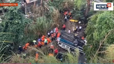 55 Tewas Setelah Bus Berusia 30 Tahun Terjun ke Jurang di Guatemala