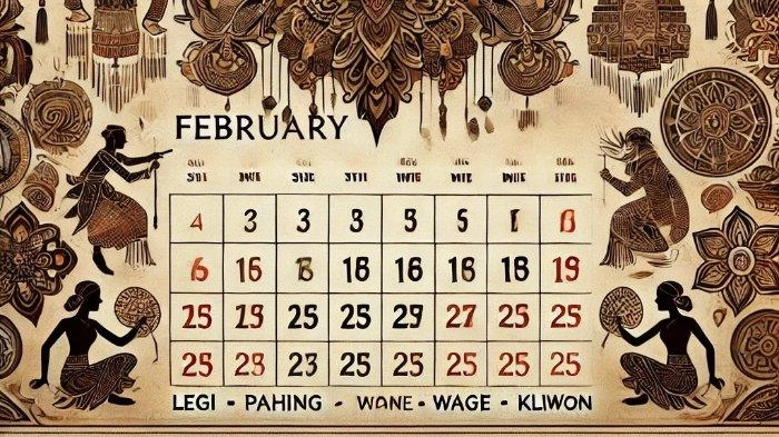 Kalender Jawa Februari dan Weton Jawa Tanggal 12 Februari 2025: Rabu Kliwon