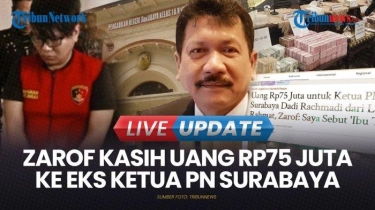 VIDEO Zarof Beri Rp75 Juta ke Eks Ketua PN Surabaya Dadi Rachmadi untuk Sewa Rumah
