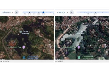Bantah Klaim MNC, Kementerian LH: Sedimentasi Danau Lido Meluas Sejak 2017