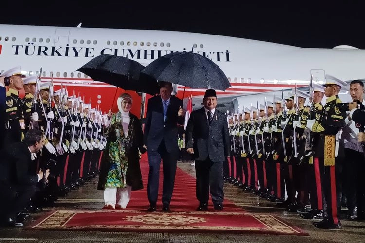 Momen Hangat Prabowo-Erdogan Usai Isu ''Walk Out'' di KTT D-8 Mesir