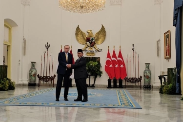 Prabowo dan Erdogan Sepakat Kemerdekaan Palestina Jadi Solusi Perdamaian
