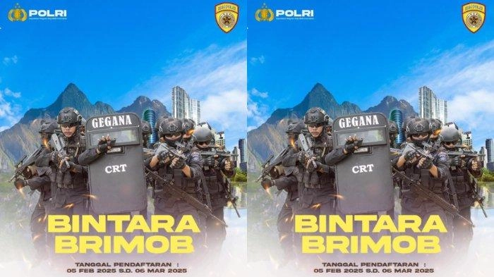 Penerimaan Polri 2025 Bintara Brimob: Syarat Umum, Syarat Khusus, Cara Daftar