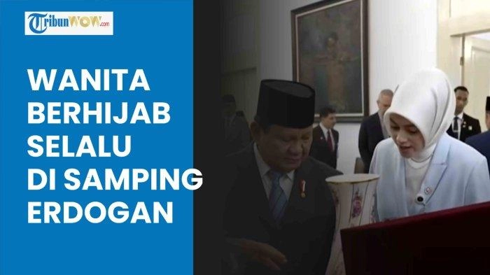 VIDEO Sosok Wanita Berhijab yang Selalu di Samping Erdogan, Ternyata Penerjemah Berdarah Palestina
