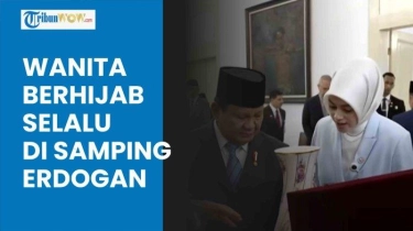 VIDEO Sosok Wanita Berhijab yang Selalu di Samping Erdogan, Ternyata Penerjemah Berdarah Palestina