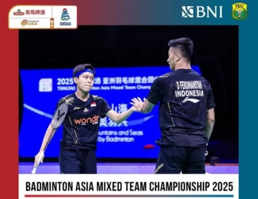 Dejan/Fadia dan Komang Ayu Bawa Indonesia Unggul 2-0 atas Malaysia di Kejuaraan Beregu Campuran Asia 2025