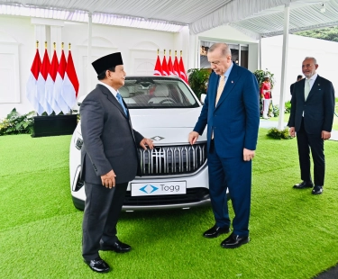 Prabowo Dapat Hadiah Mobil Listrik dari Erdogan, KPK: Harus Dilaporkan Agar Tidak Gratifikasi