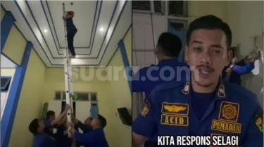 Viral Damkar Respon Permintaan Masyarakat Ganti Lampu: Jangan Menyusahkan..