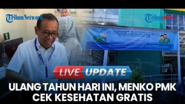 VIDEO Menko PMK Pratikno Ulang Tahun ke-63, Ikut Cek Kesehatan Gratis di Puskesmas Gambir