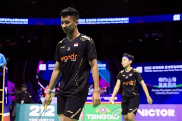 Semifinal BAMTC 2025: Indonesia Tertinggal 0-1 dari Thailand, Dejan/Fadia Belajar Banyak dari Sahabat Greysia Polii