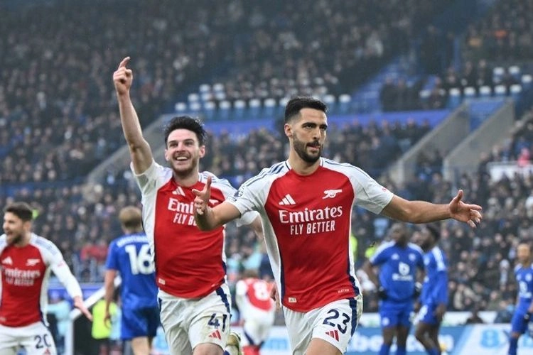 Hasil Leicester Vs Arsenal 0-2, The Gunners Susah Payah Bawa Pulang 3 Poin