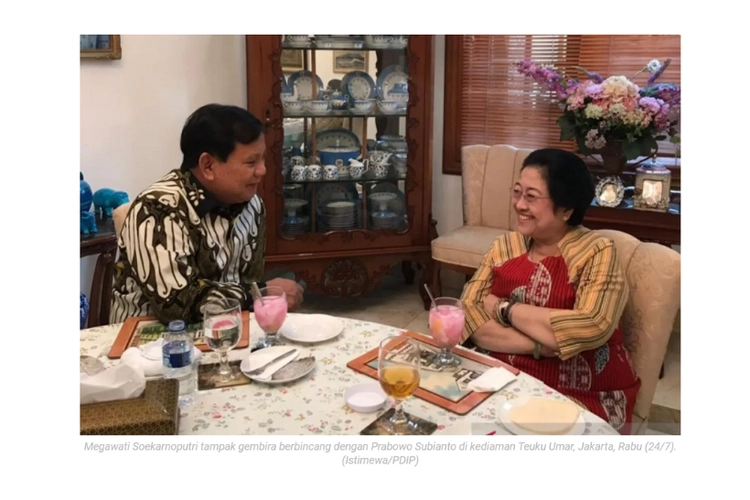 Prabowo: Bu Mega Banyak Keberhasilan dan Jasa untuk Republik Ini
