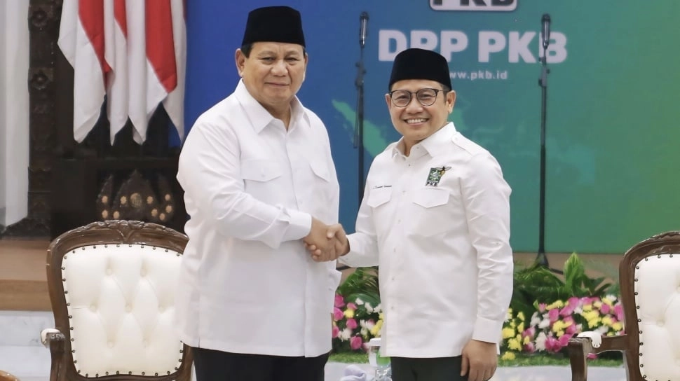 Prabowo Sebut Cak Imin Kembali ke Jalan yang Benar Usai Gabung Kabinet Merah Putih, Publik: Waduh...