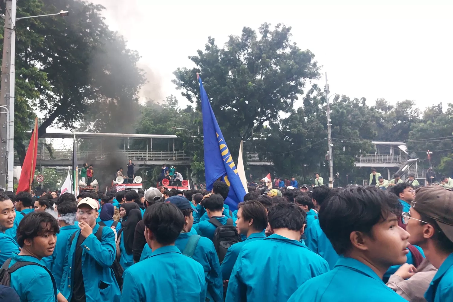 Mahasiswa Gelar Aksi ''Indonesia Gelap'' di Jakarta dan Suarakan 5 Tuntutan, Salah Satunya Kritik Pemangkasan Anggaran Pendidikan