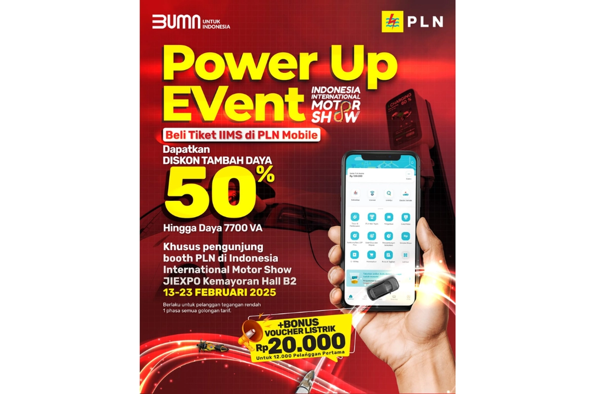 Di IIMS 2025, PLN Kasih Diskon 50 Persen Tambah Daya dan Voucher Listrik Gratis