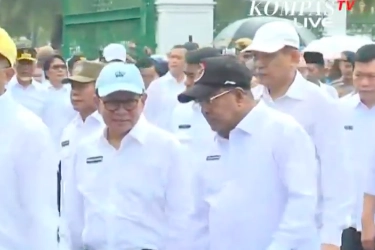 Gladi Bersih, 481 Kepala Daerah Kirab Jalan Kaki dari Monas ke Istana Kepresidenan Jakarta