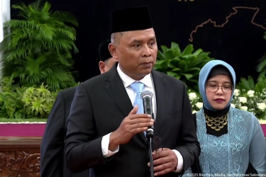 Nugroho Sulistyo Budi Resmi Dilantik Jadi Kepala BSSN