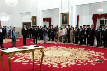 Prabowo Lantik Nugroho Sulistyo Budi Jadi Kepala BSSN