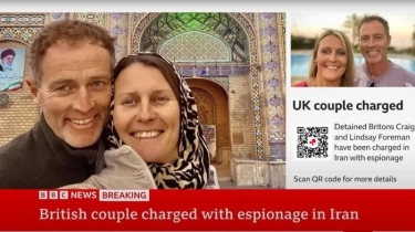 Pasangan asal Inggris Didakwa atas Dugaan Spionase di Iran, Dituduh Datang dengan Kedok Turis
