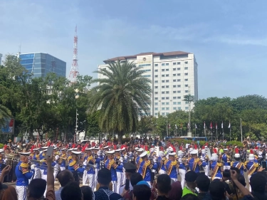 Jelang Pelantikan 961 Kepala Daerah,  Kawasan Monas dan Istana Ramai Lancar