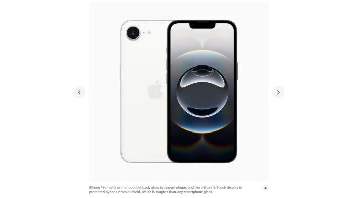 Apple Rilis iPhone 16 E, Seri 'Hemat' Pengganti SE, Dilengkapi Fitur AI Kolaborasi dengan OpenAI