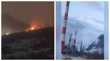 Perang Rusia-Ukraina Hari ke-1093: Kilang Minyak Syzran Punya Putin Keok Disasar Drone Ukraina