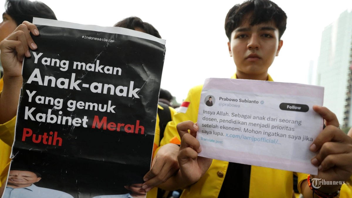 Puncak Demo Indonesia Gelap Hari Ini, Golkar: Lakukan dengan Konstruktif Tapi Tidak Anarkis