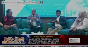 Mengapa Penegakan Hukum di Laut Masih Tertinggal? Airlangga Forum Ungkap Faktanya