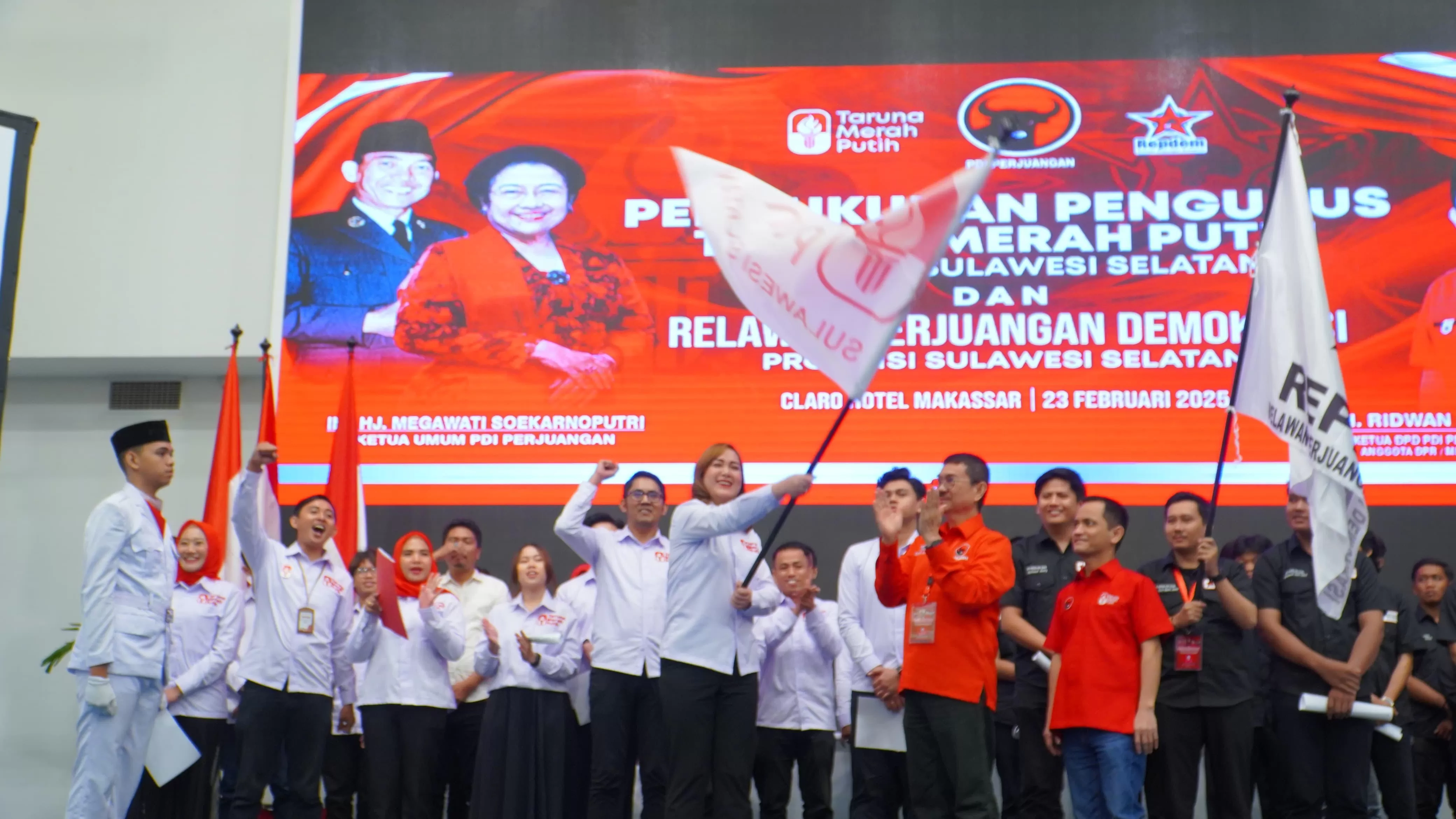 Erika Tansil Pimpin Taruna Merah Putih Sulsel, Jamin Beri yang Terbaik Bagi PDIP