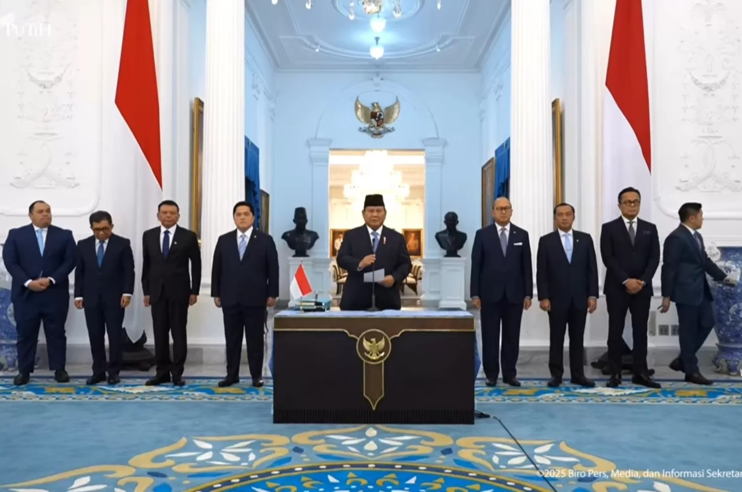 Prabowo Resmi Luncurkan Danantara Indonesia di Istana Kepresidenan Jakarta, Rosan Roeslani Ikut Hadir, Bakal jadi Bos Danantara?