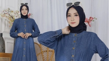 Tampil Keren dengan Gamis Denim: Panduan Memilih Warna Jilbab yang Tepat