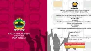 Pendaftaran Mudik Gratis Jateng 2025 Dibuka Hari Ini, Akses pedamateng.penghubung.jatengprov.go.id