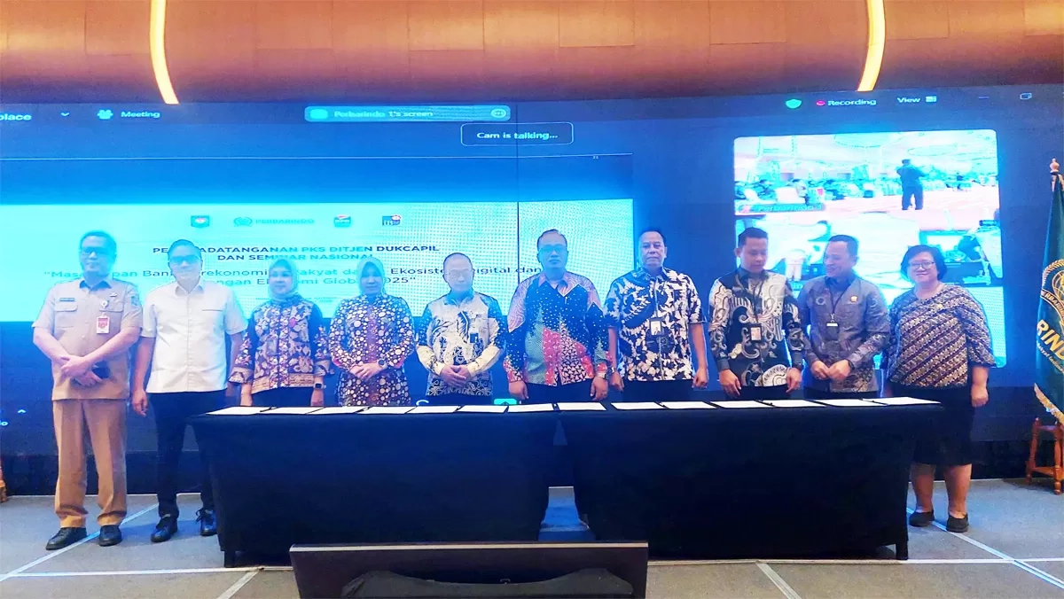 Penandatanganan PKS Dukcapil dan Perbarindo Perkuat Digitalisasi dan Perlindungan Data Pribadi di Sektor BPR