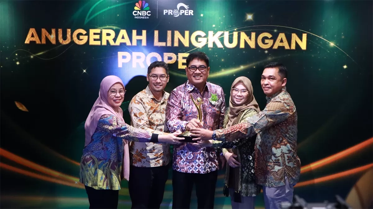 Pusri Kembali Raih Anugerah PROPER Emas 2024 atas Konsistensinya Mengelola Lingkungan