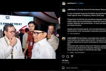 Cak Imin Bahas Isu Kemiskinan Ekstrem Saat Isi Materi Retreat Kepala Daerah di Magelang