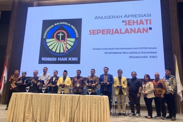 KWI Beri Anugerah untuk GP Ansor dan Muhammadiyah