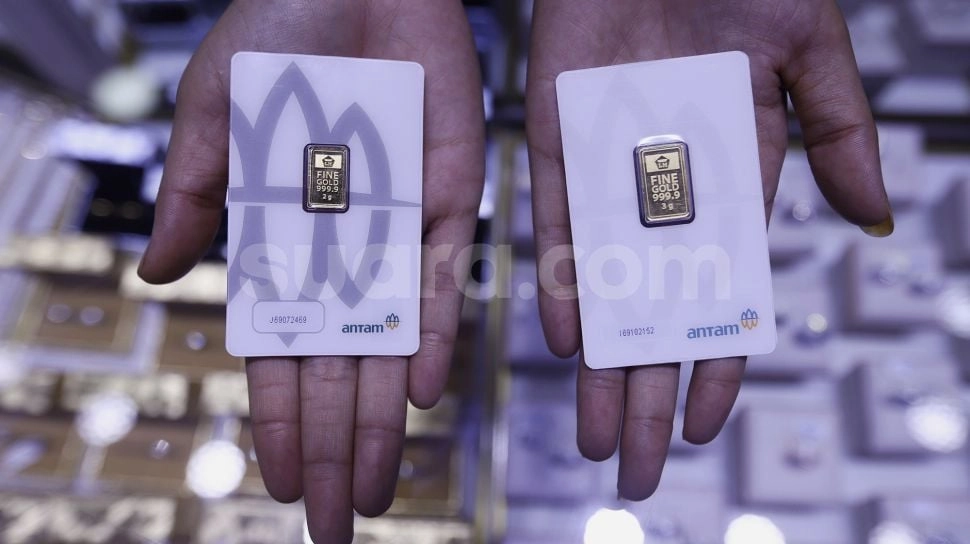 Harga Emas Antam Melonjak Lagi! Tembus Rp1.707.000 per Gram