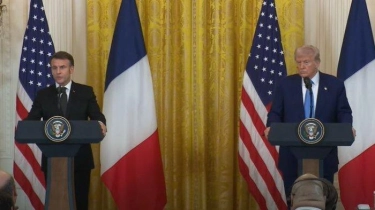 Bertemu Trump, Macron Tegaskan Perdamaian Rusia-Ukraina Tak Boleh Berarti Kyiv Menyerah