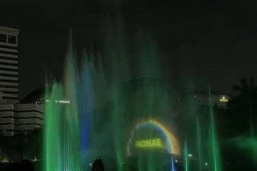 3 Cara Nonton Air Mancur Menari di Monas, Catat Lokasinya